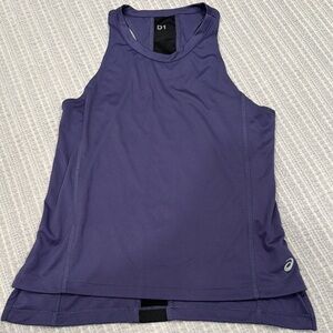 Asics Purple Sleeveless Relaxed Tank Top